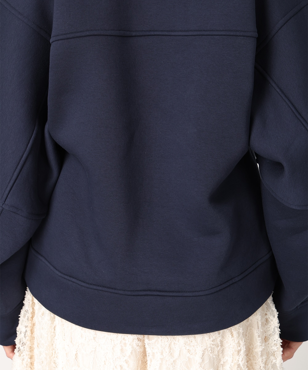 パール×スカーフ付きスウェット