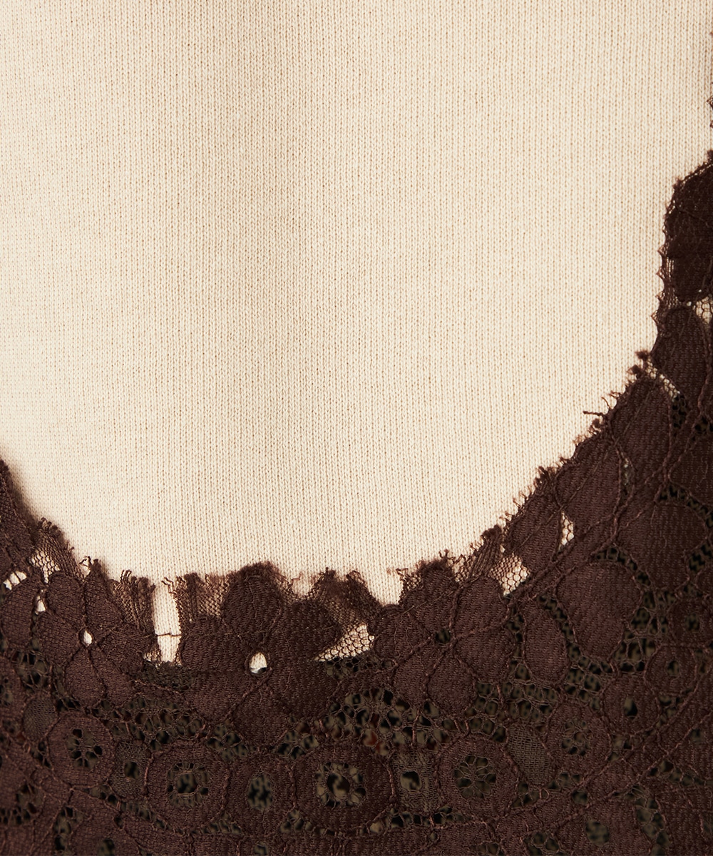 レース切り替えスウェット