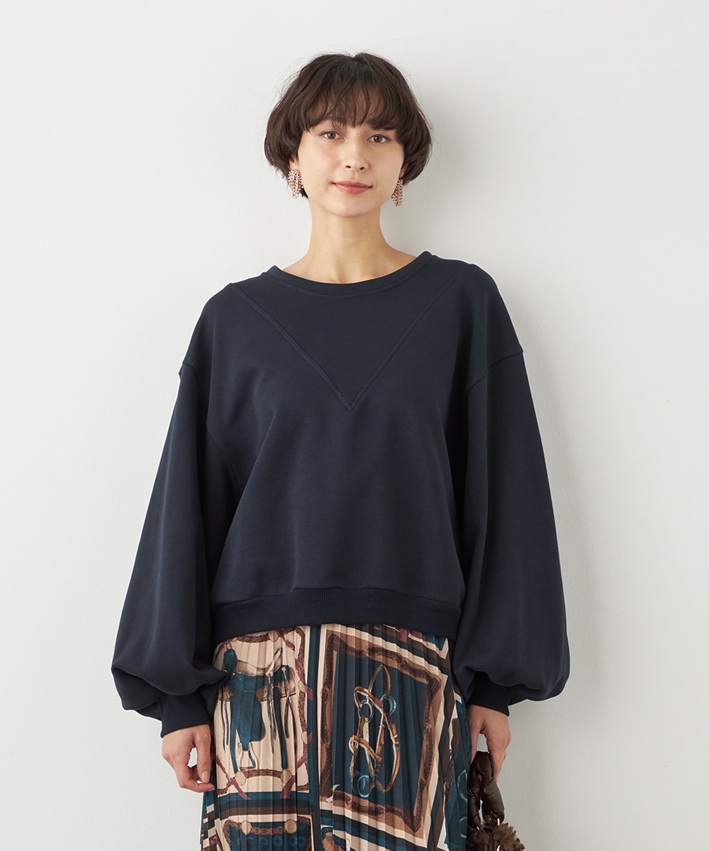 切り替えデザインスウェット