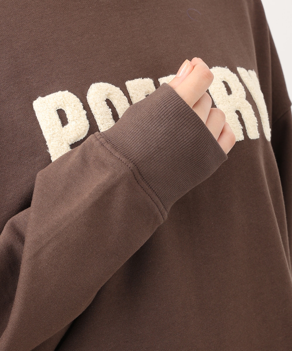 刺繍ロゴスウェット