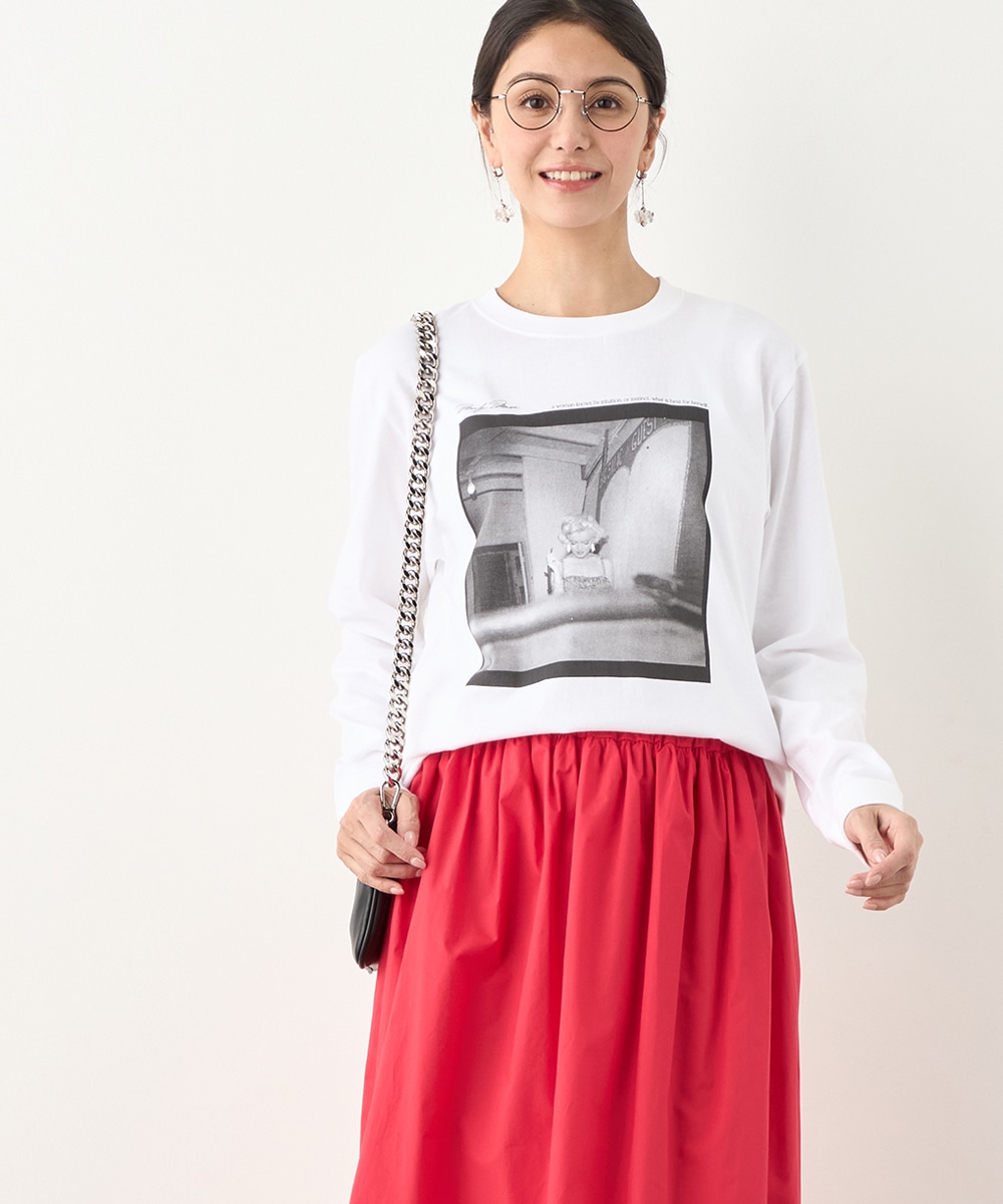 MARILYN MONROE フォトプリントロンT