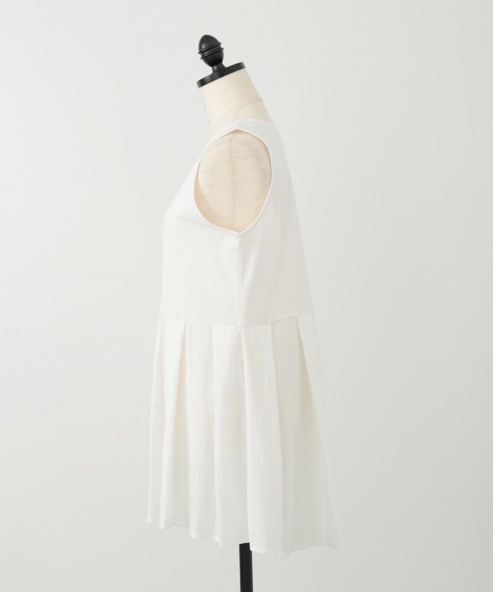 ペプラムタンクトップ