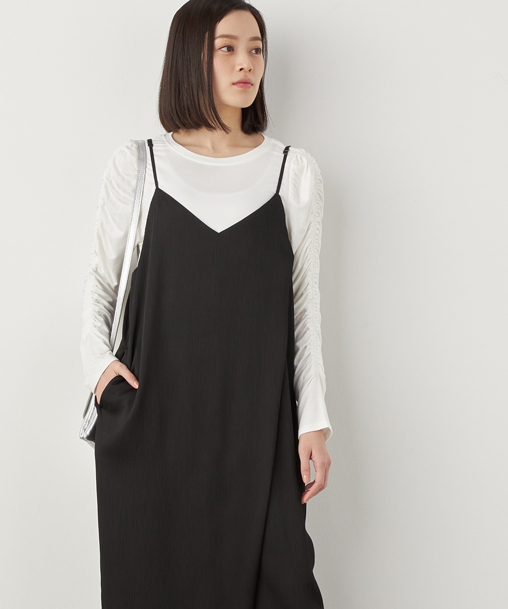 ギャザースリーブプルオーバー