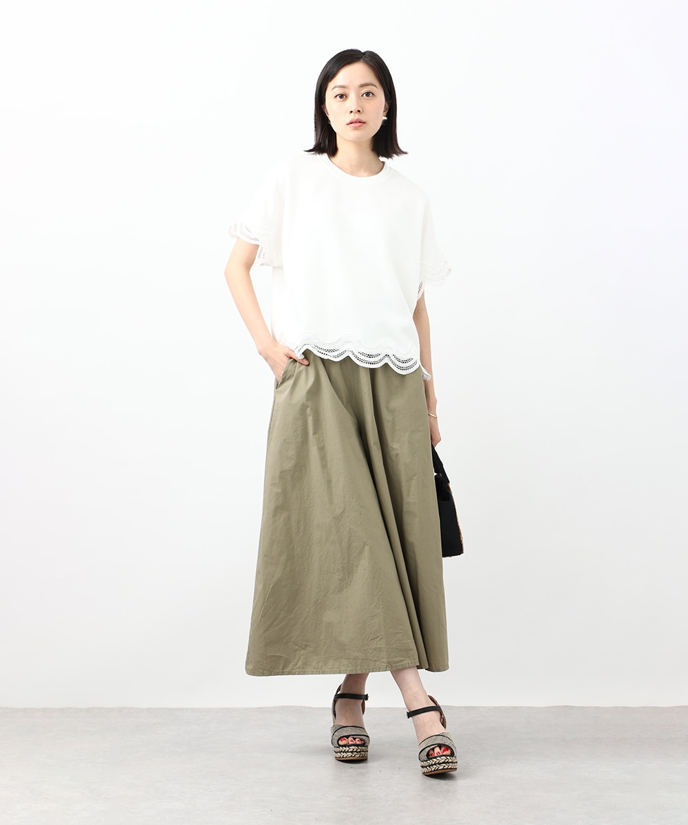 レースドッキングTシャツ