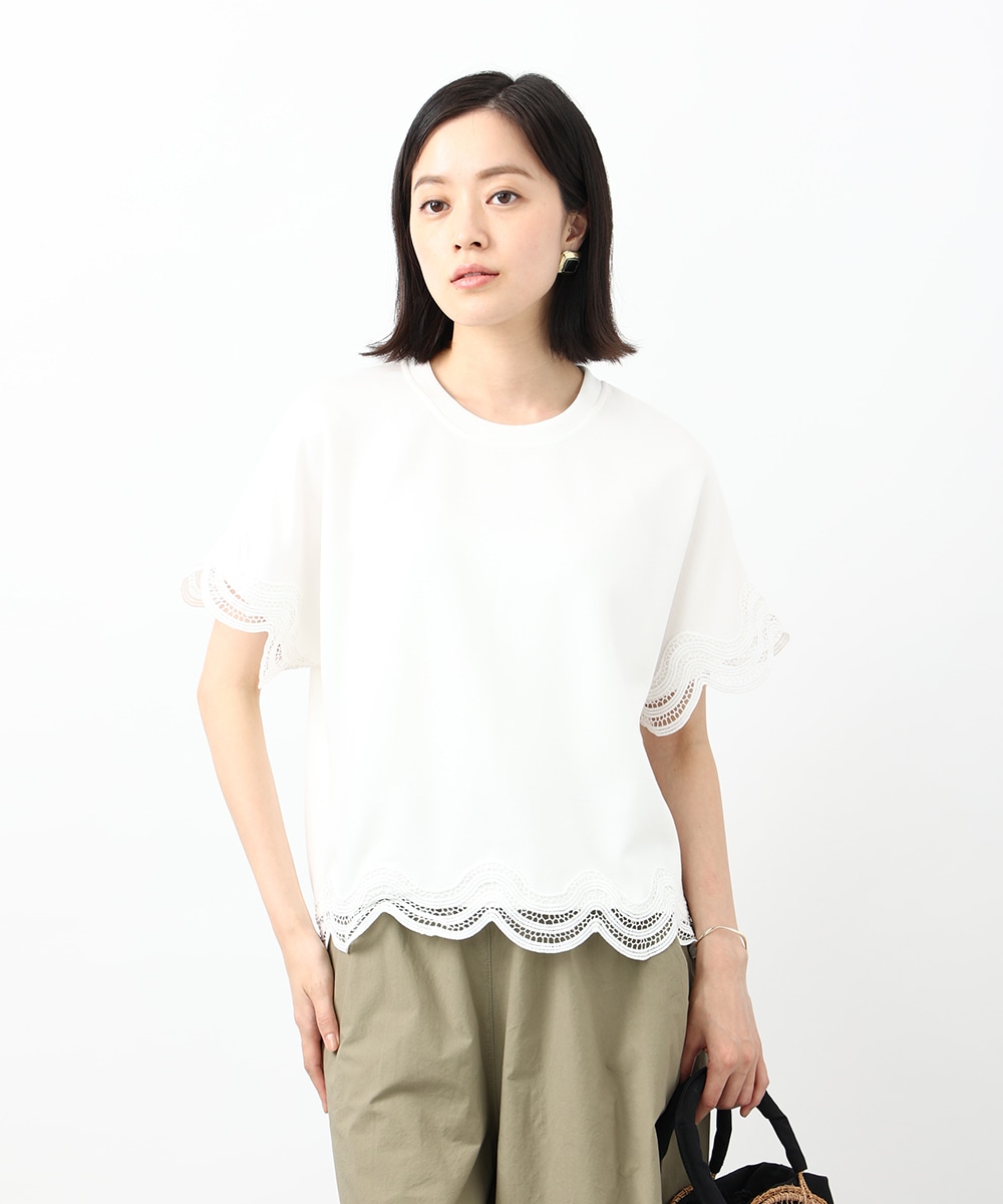 レースドッキングTシャツ