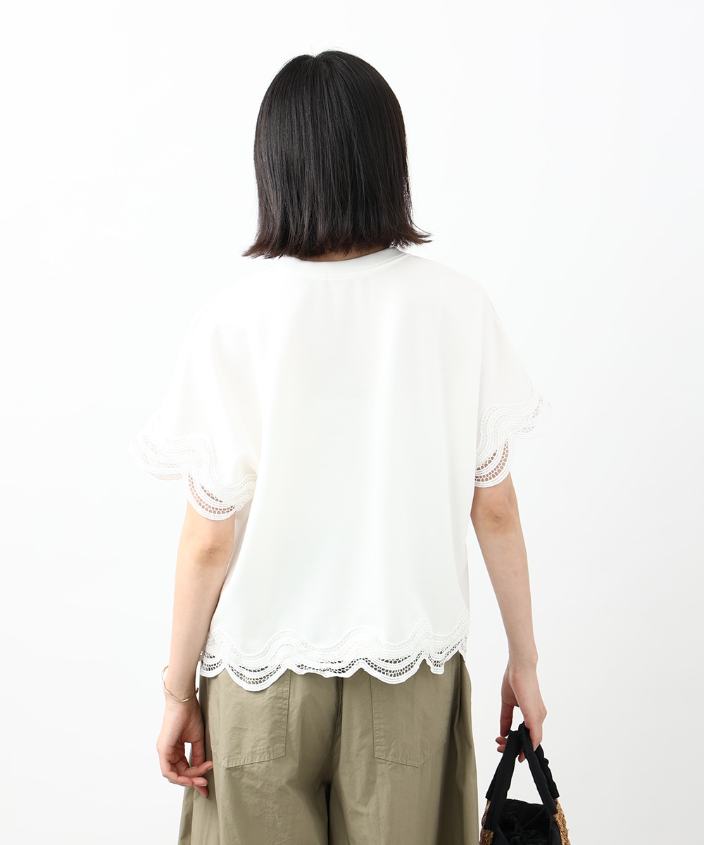 レースドッキングTシャツ