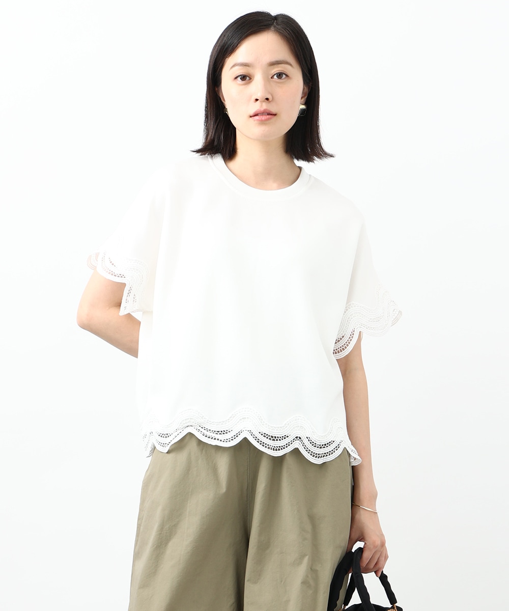 レースドッキングTシャツ