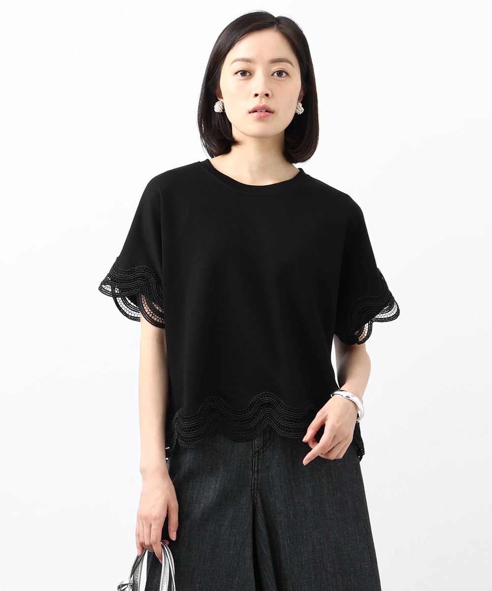 レースドッキングTシャツ