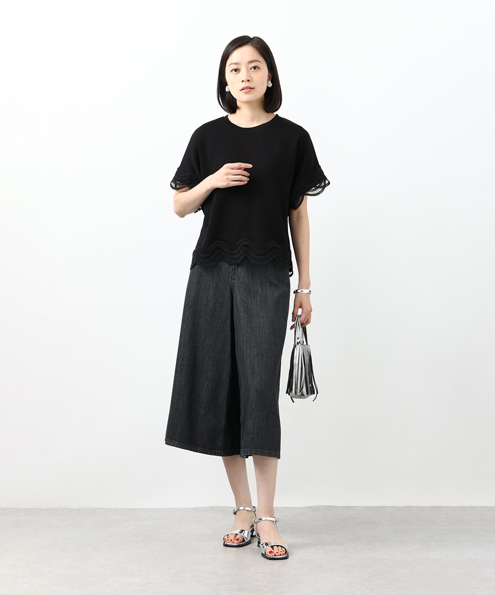 レースドッキングTシャツ