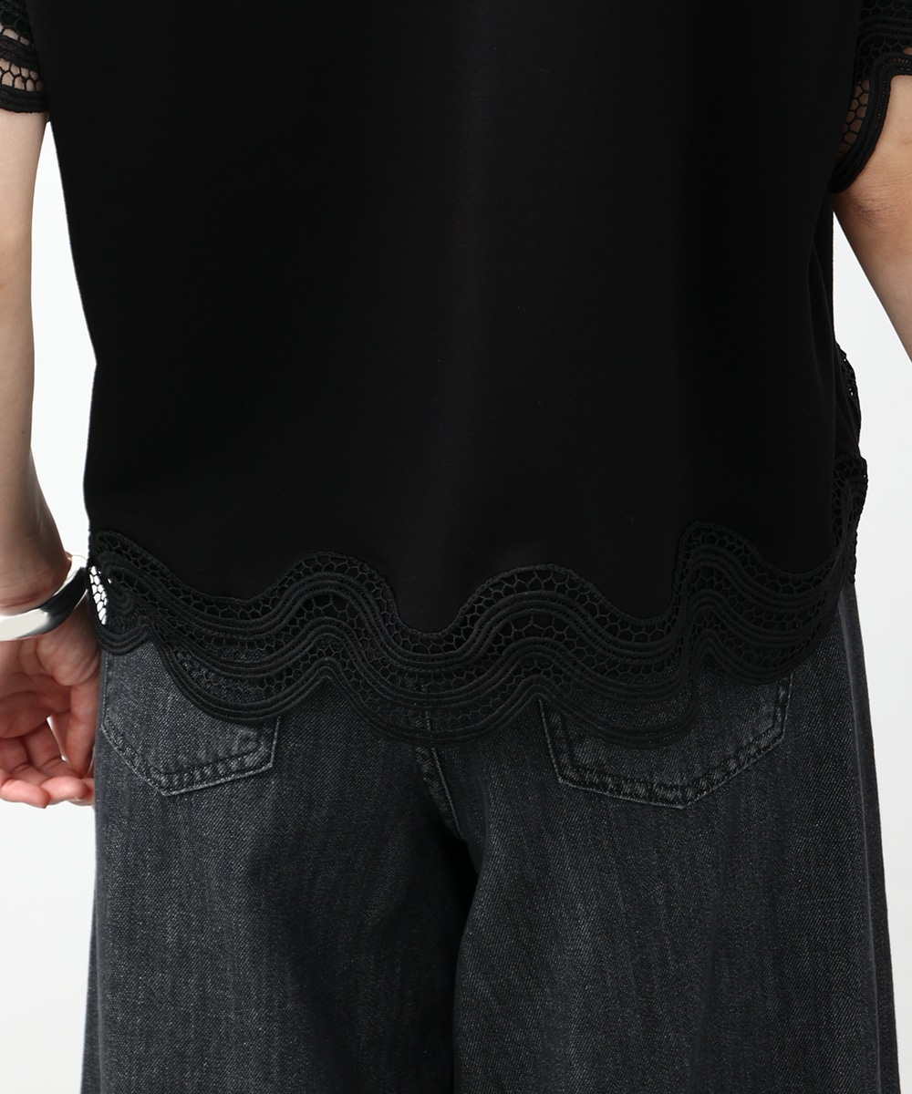 レースドッキングTシャツ