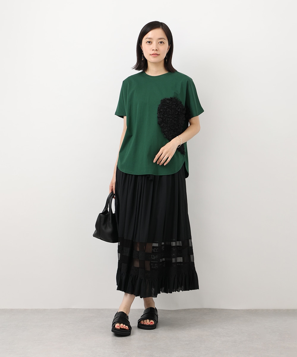 ハートフリルTシャツ
