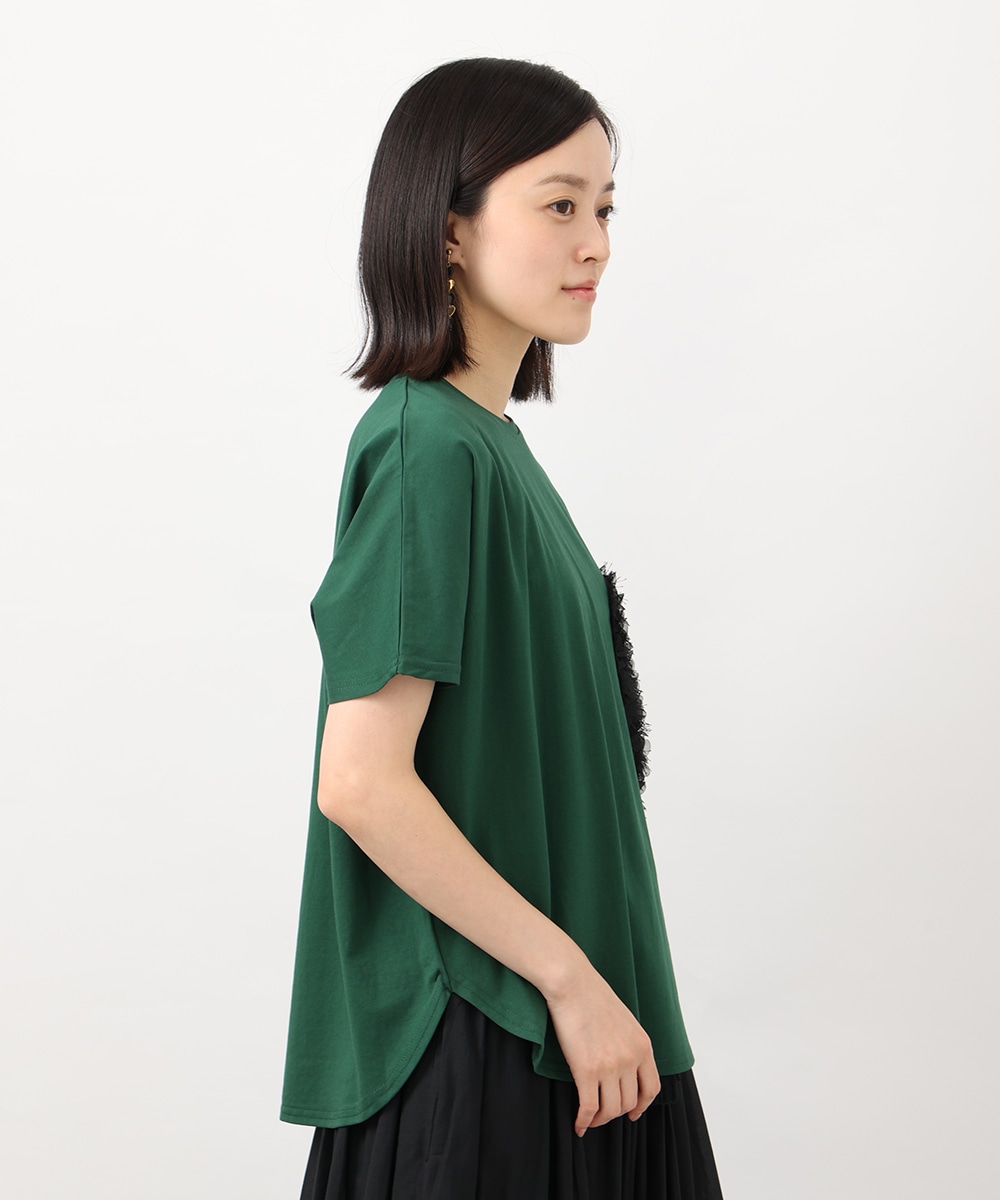 ハートフリルTシャツ
