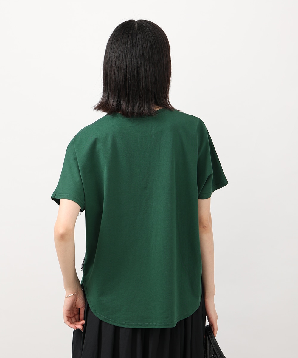ハートフリルTシャツ