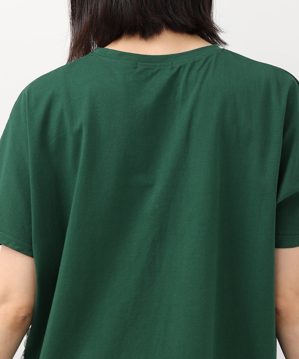 ハートフリルTシャツ