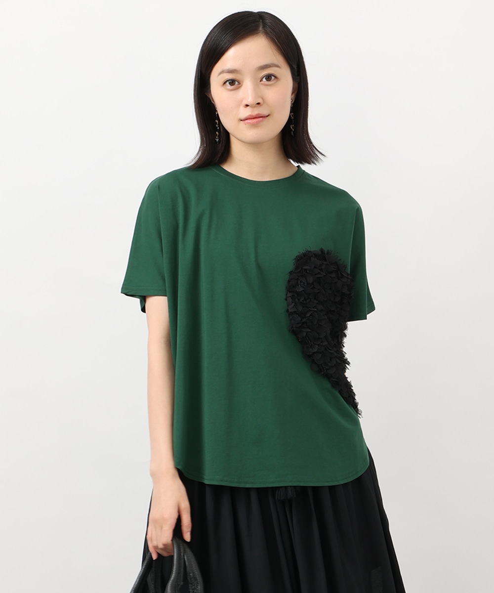 ハートフリルTシャツ
