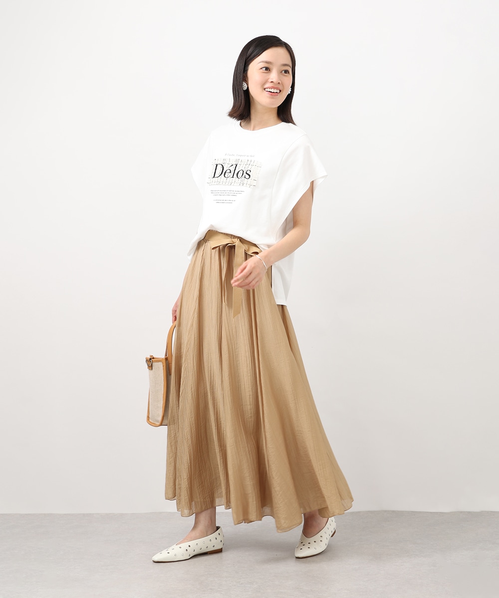 ツイードロゴTシャツ