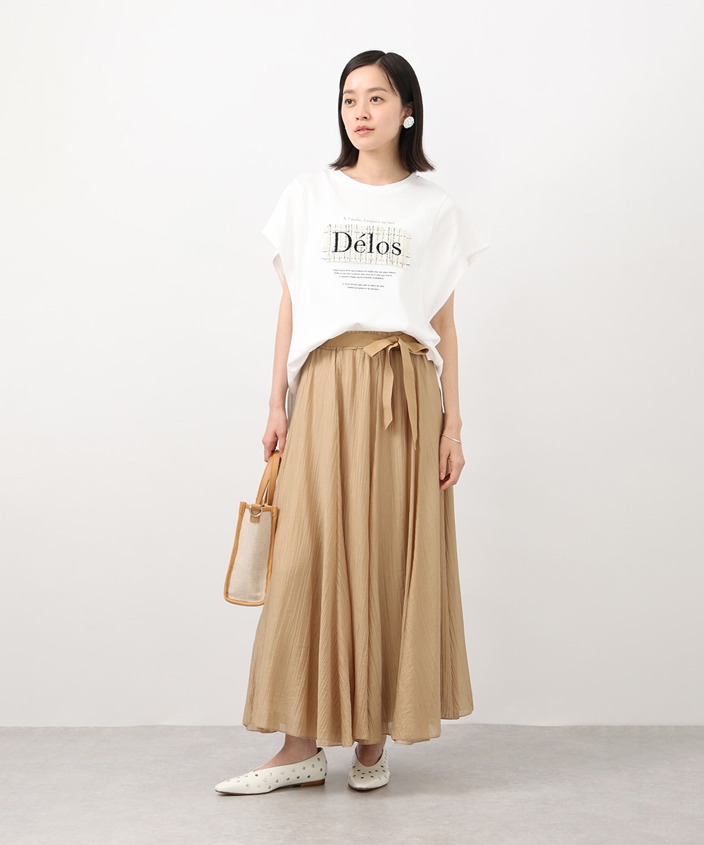 ツイードロゴTシャツ