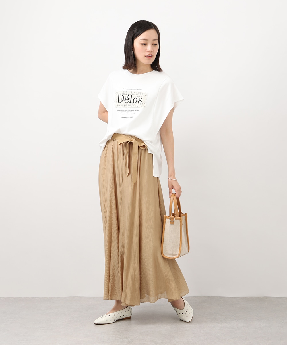 ツイードロゴTシャツ