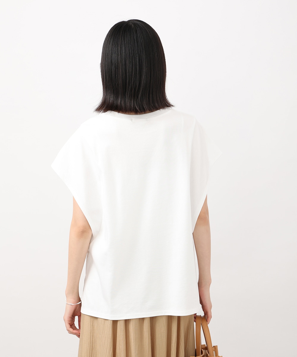 ツイードロゴTシャツ