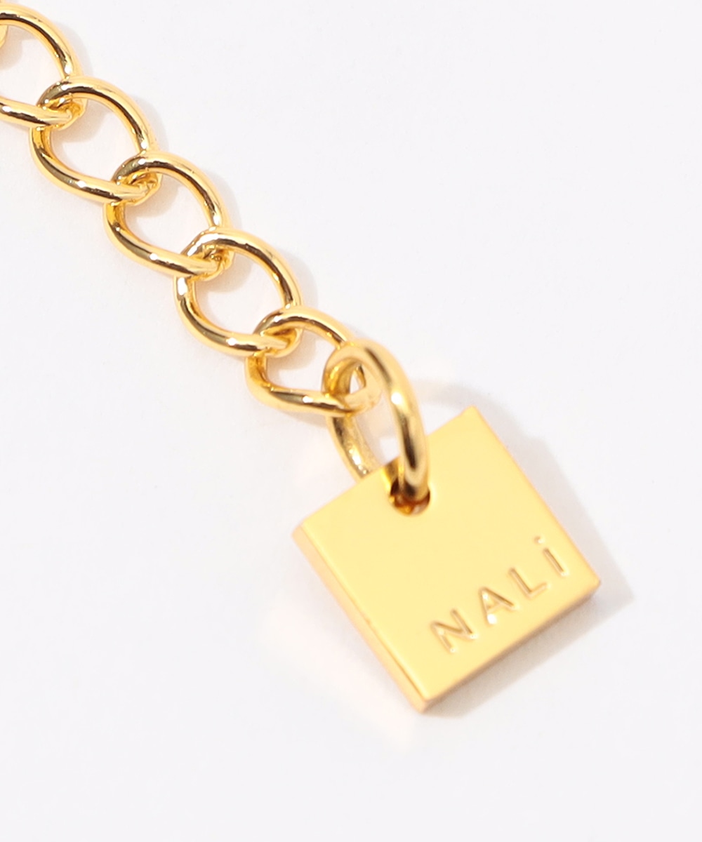 パール×ストーンネックレス