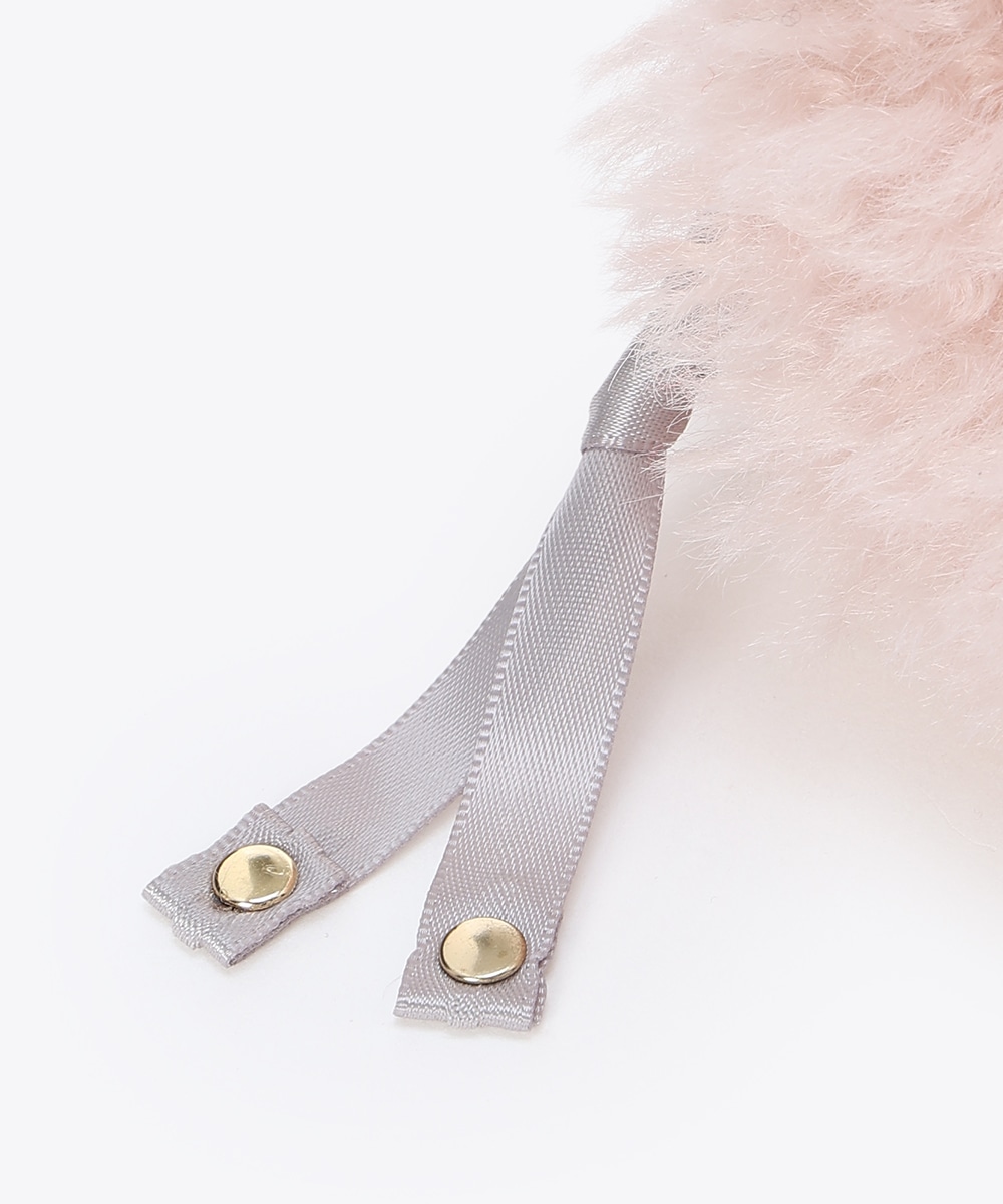 カーリーファーポーチ