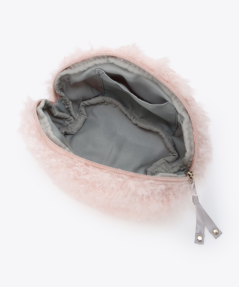 カーリーファーポーチ