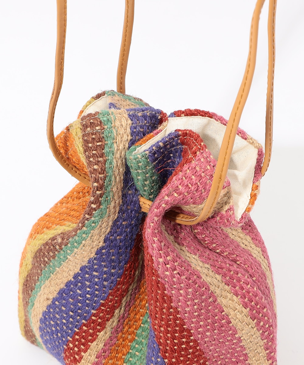 ジュート巾着バッグ