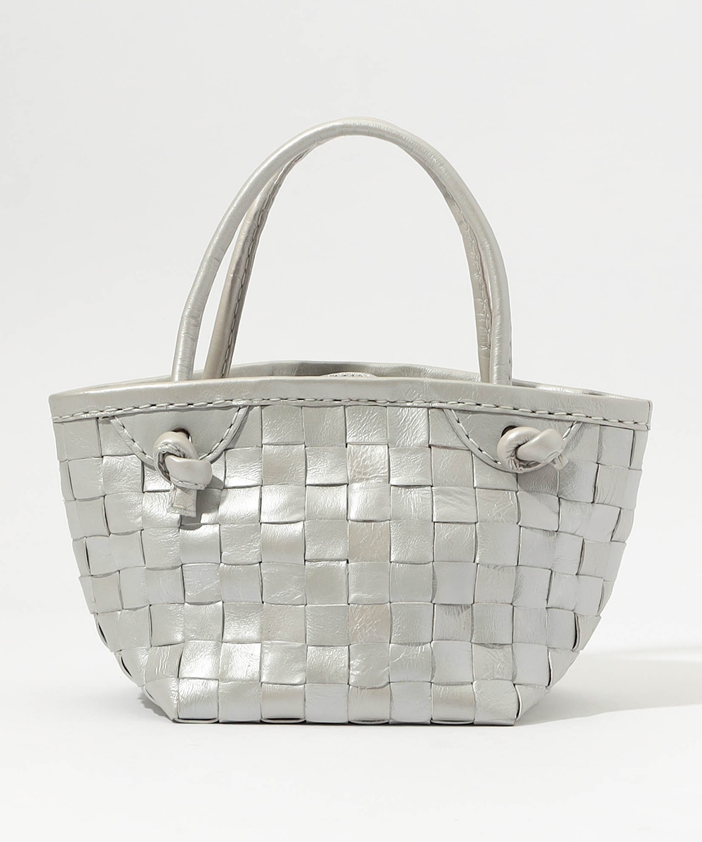 メッシュレザートートバッグ