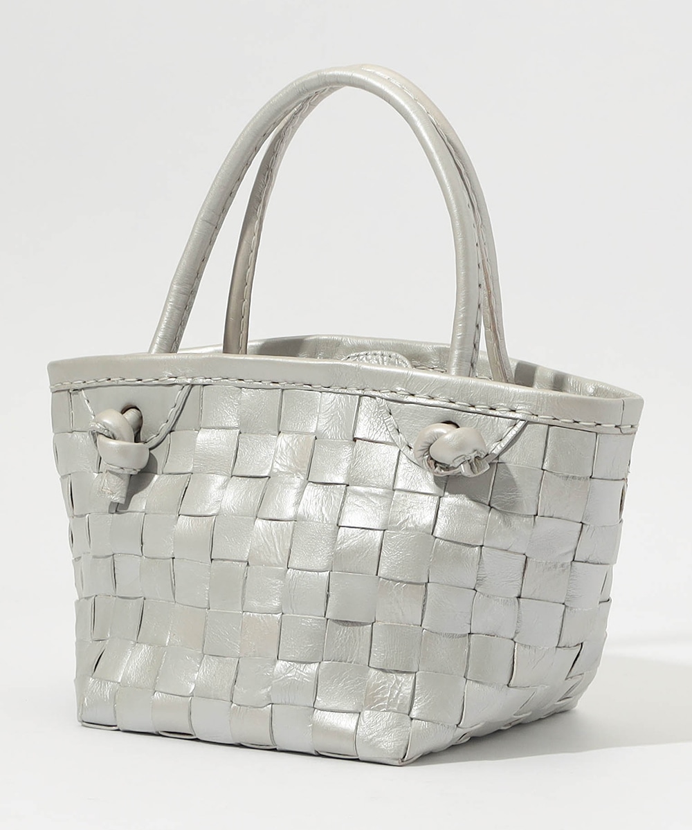 メッシュレザートートバッグ