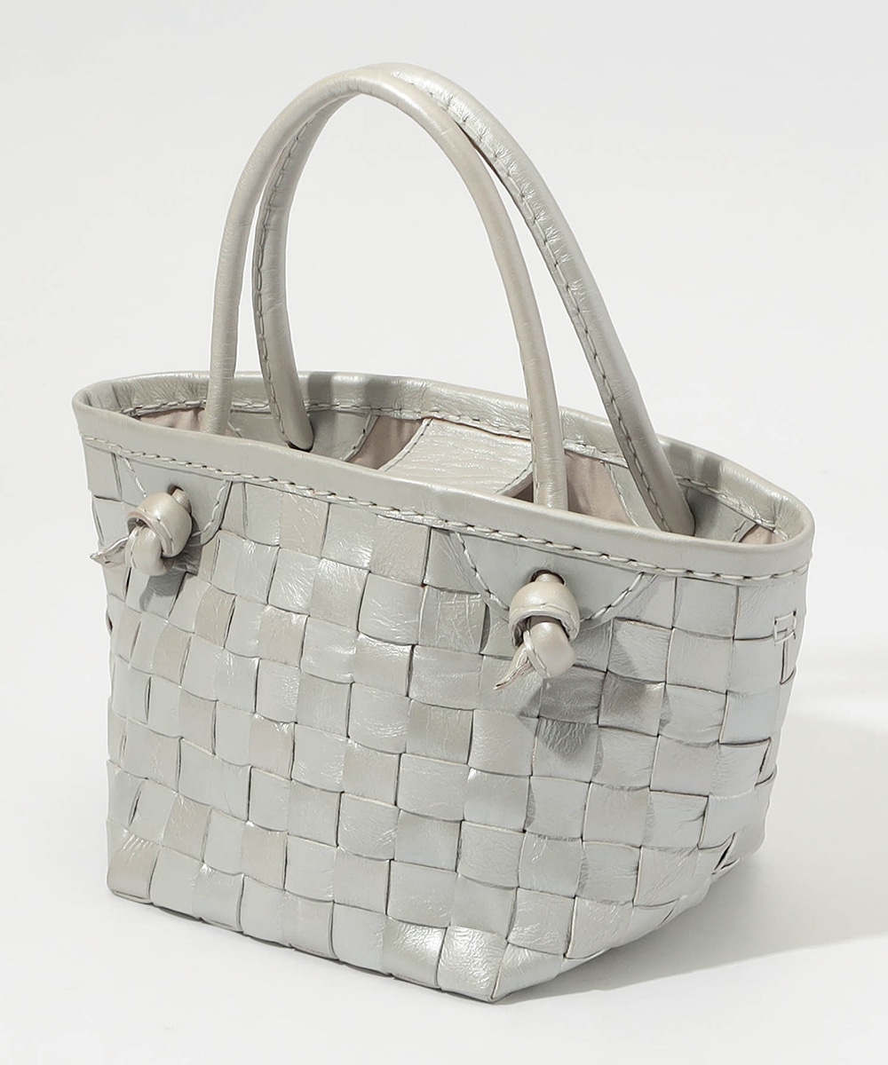 メッシュレザートートバッグ