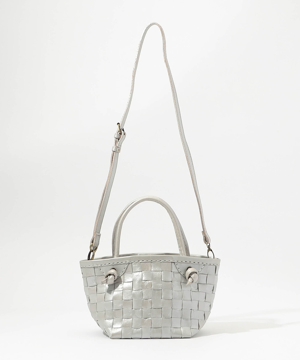 メッシュレザートートバッグ