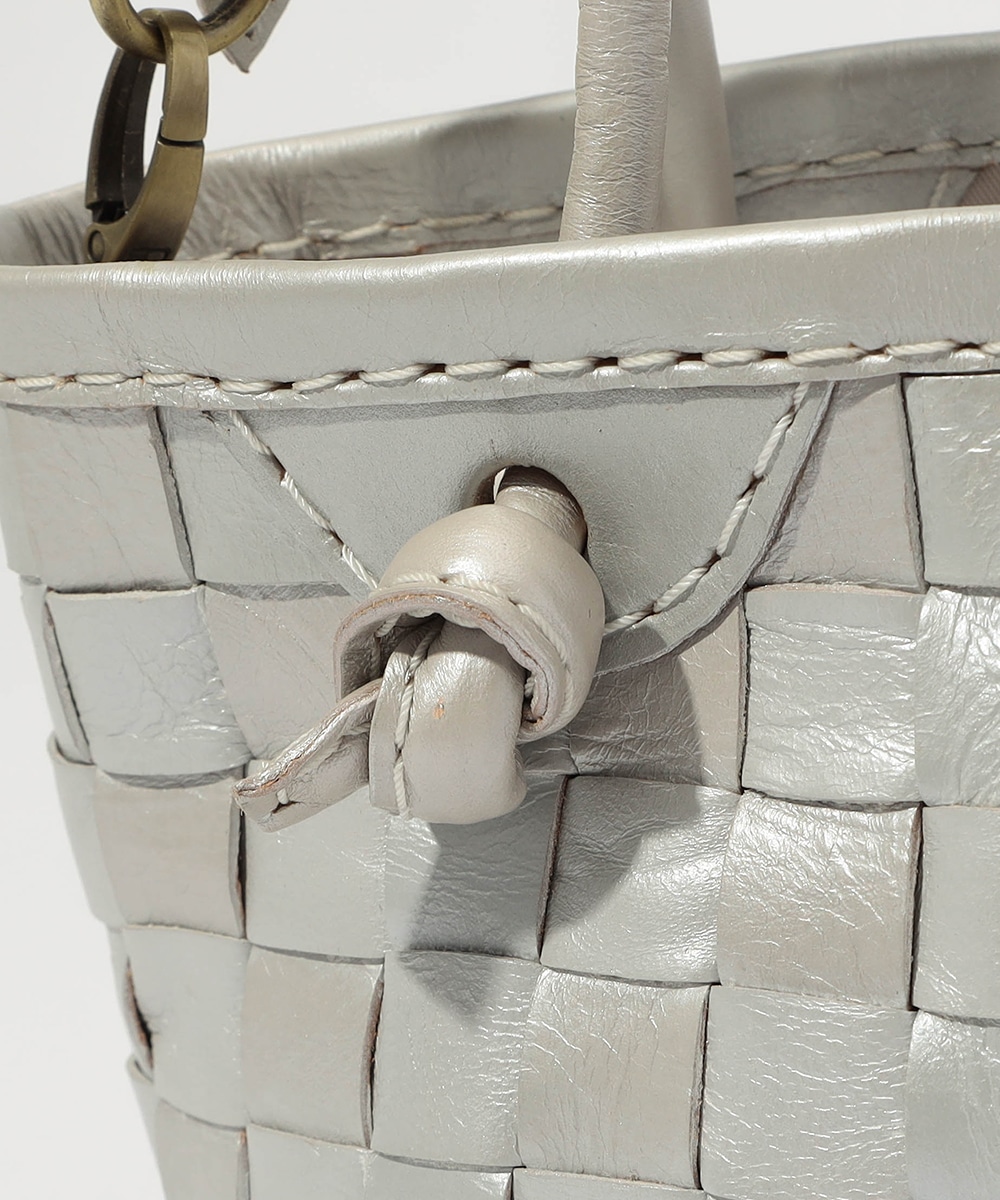 メッシュレザートートバッグ