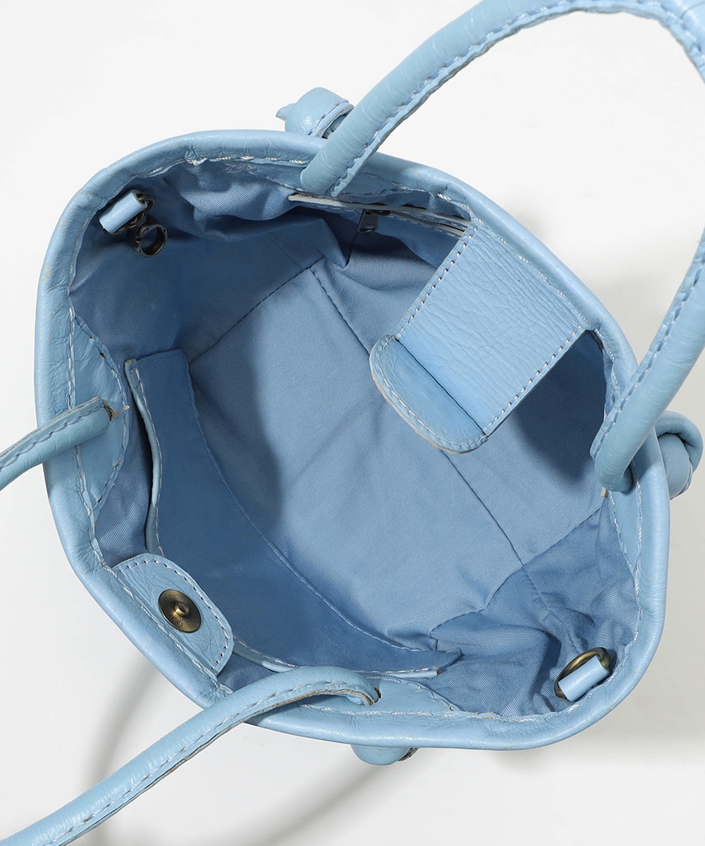 メッシュレザートートバッグ