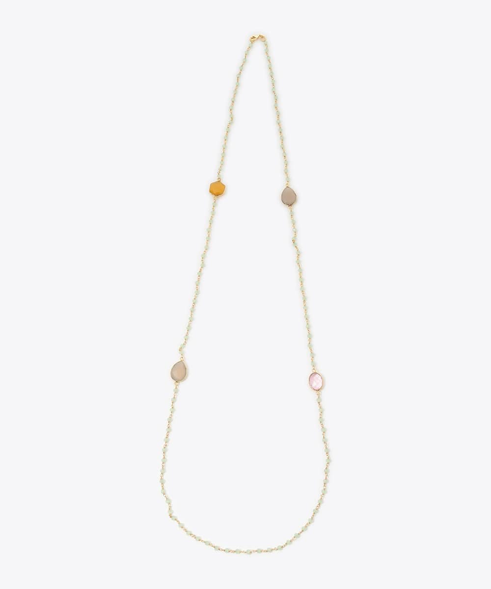 クォーツロングネックレス