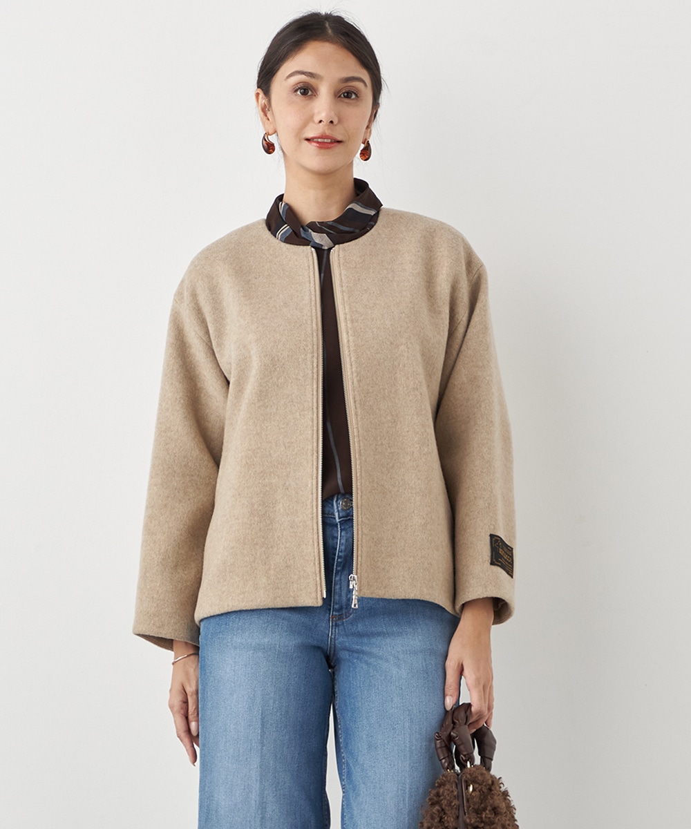 Luxe armoire capriceのレスキュールショートコート