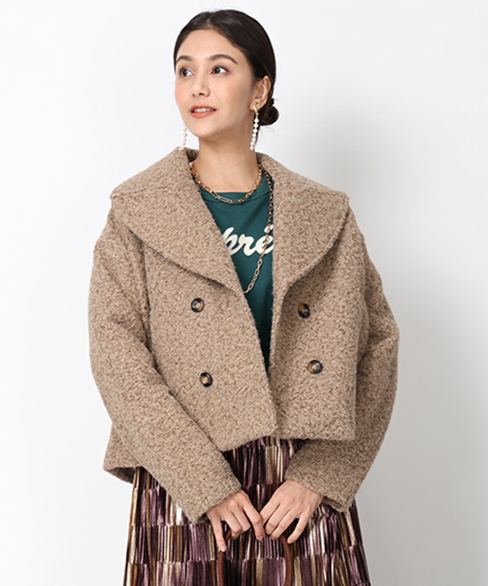 美品！19,800円で購入！ista-ire イスタイーレ ショートコート 赤 美品！19,で購入！ista-ire イスタイーレ ショートコート 赤