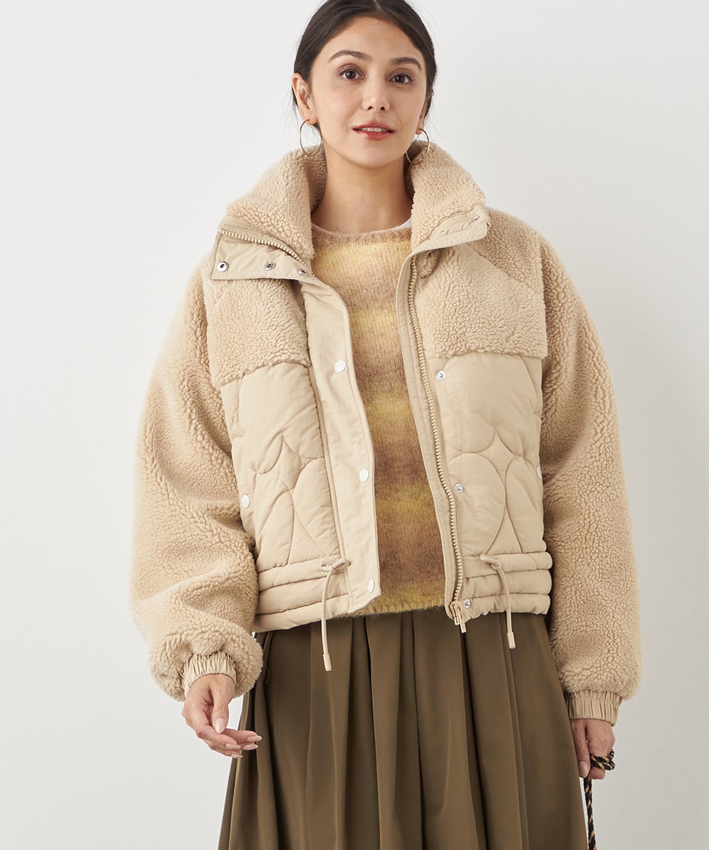 ボア×ハートジャケット