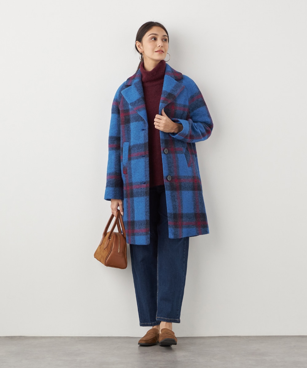 ビッグチェックコート