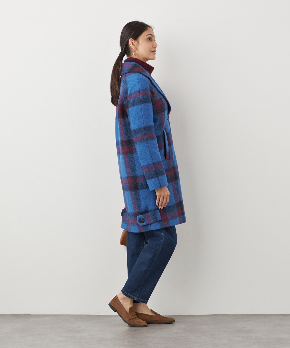 ビッグチェックコート