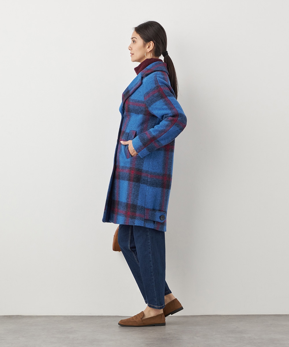 ビッグチェックコート