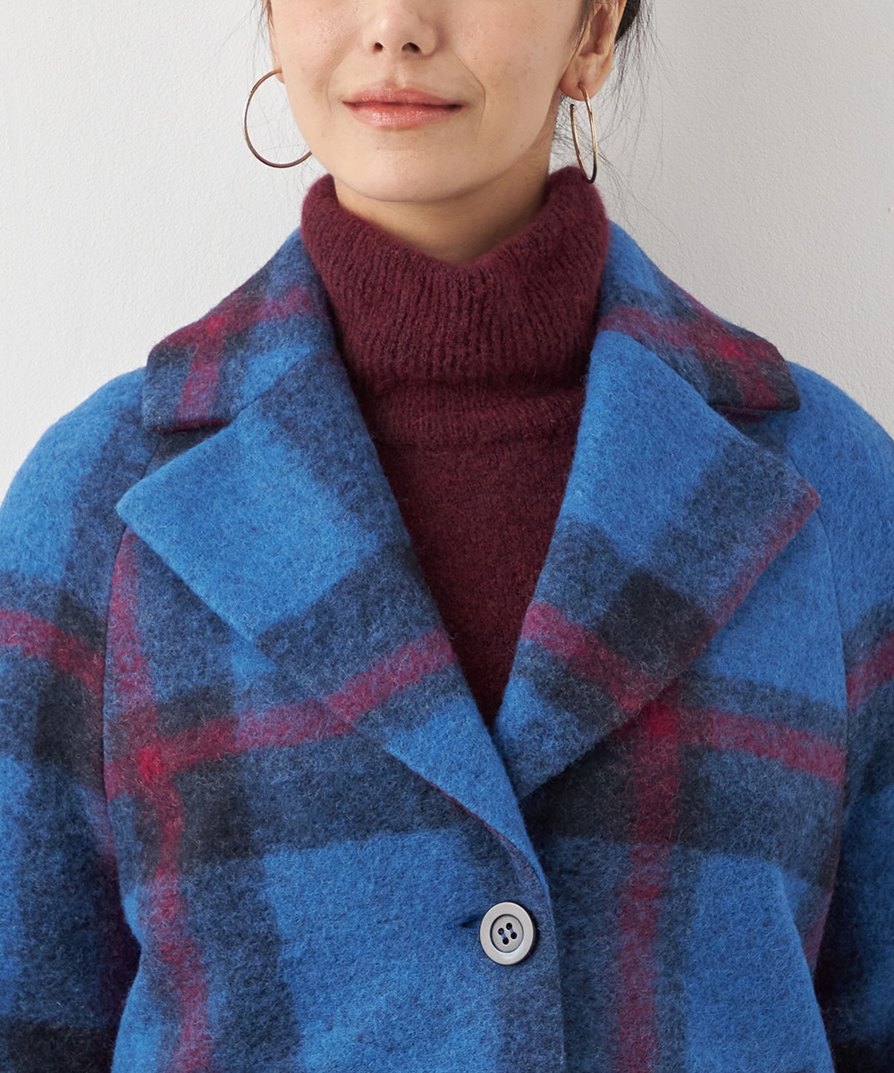 ビッグチェックコート