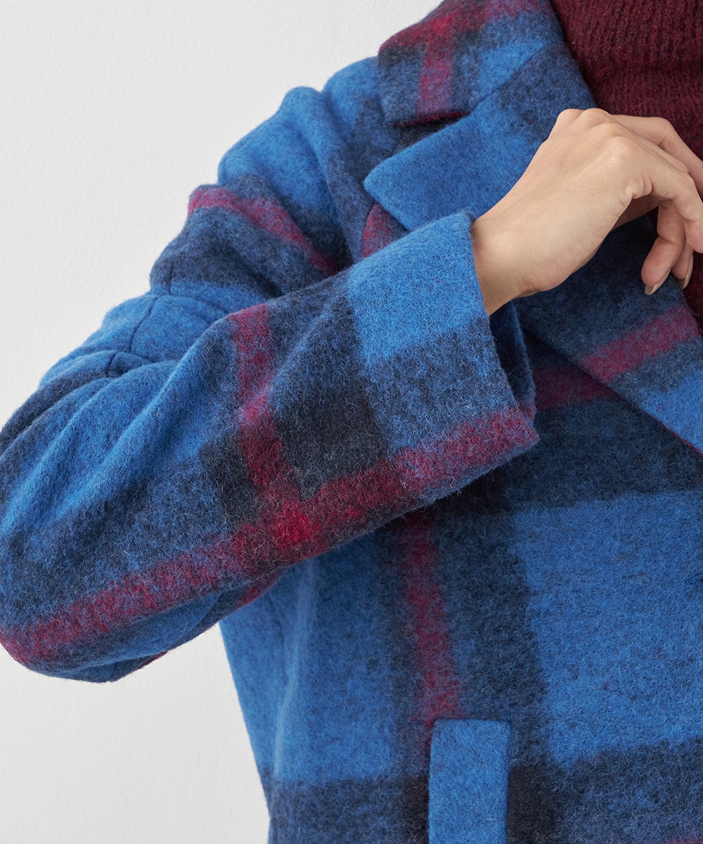 ビッグチェックコート