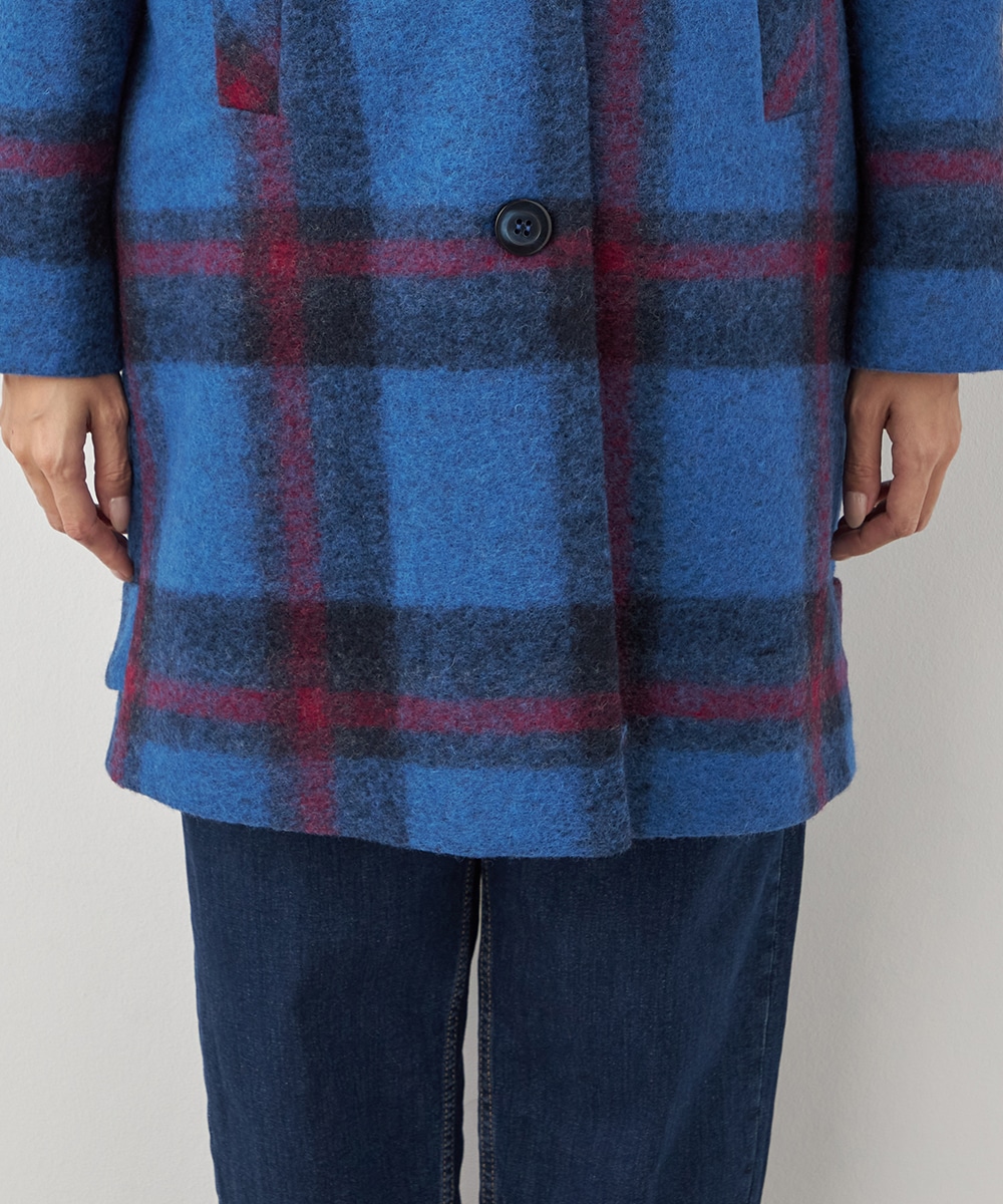 ビッグチェックコート