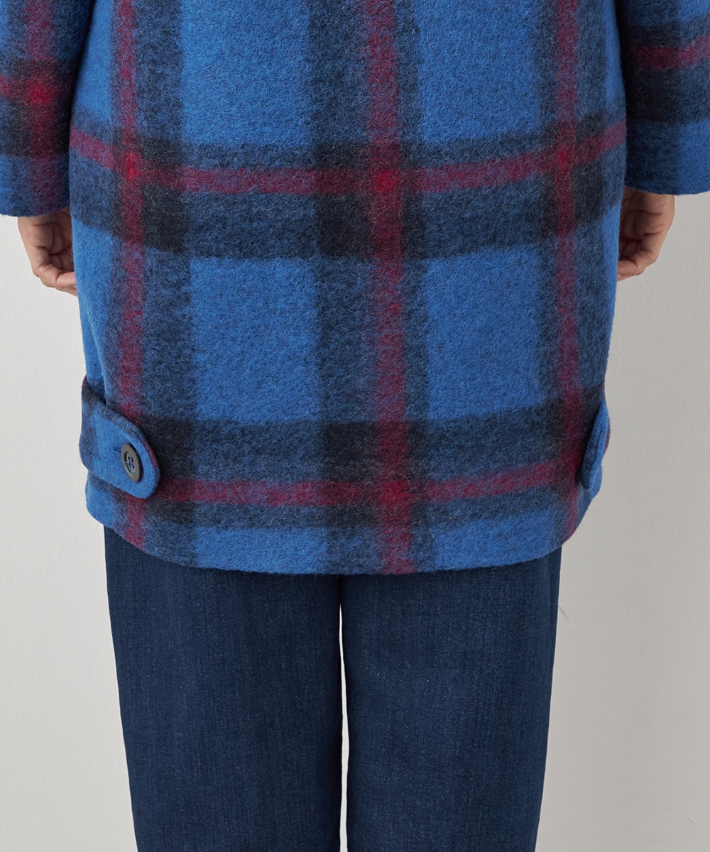 ビッグチェックコート