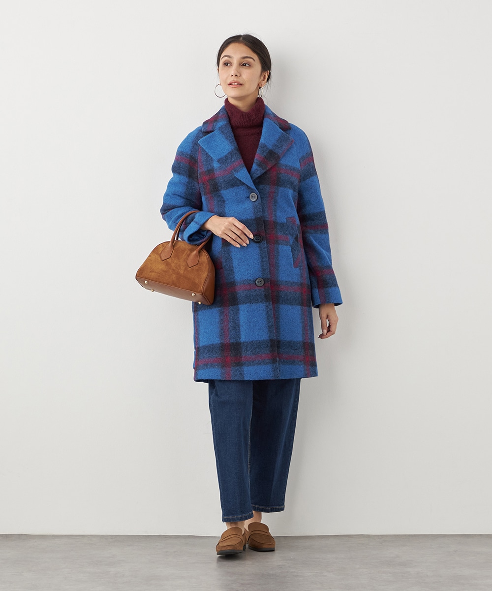 ビッグチェックコート