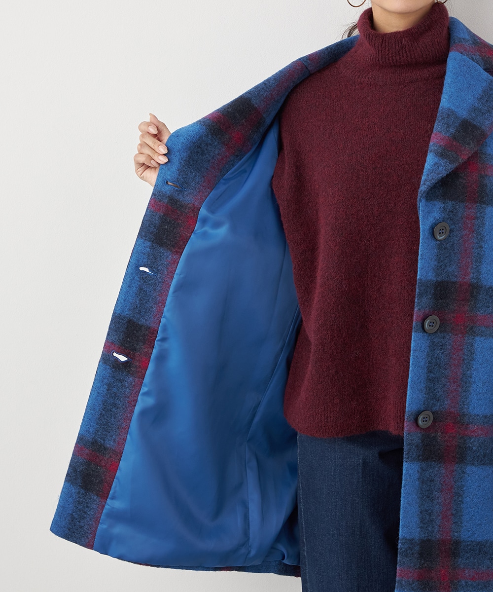 ビッグチェックコート