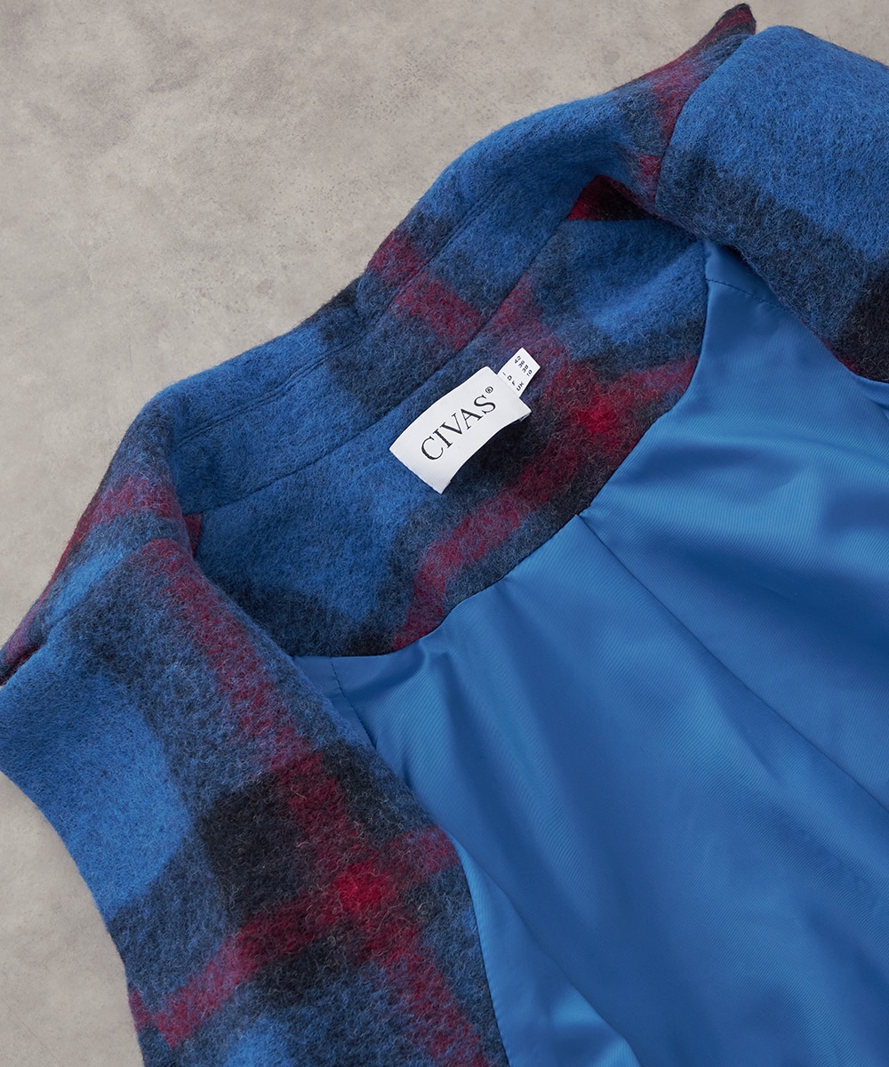 ビッグチェックコート