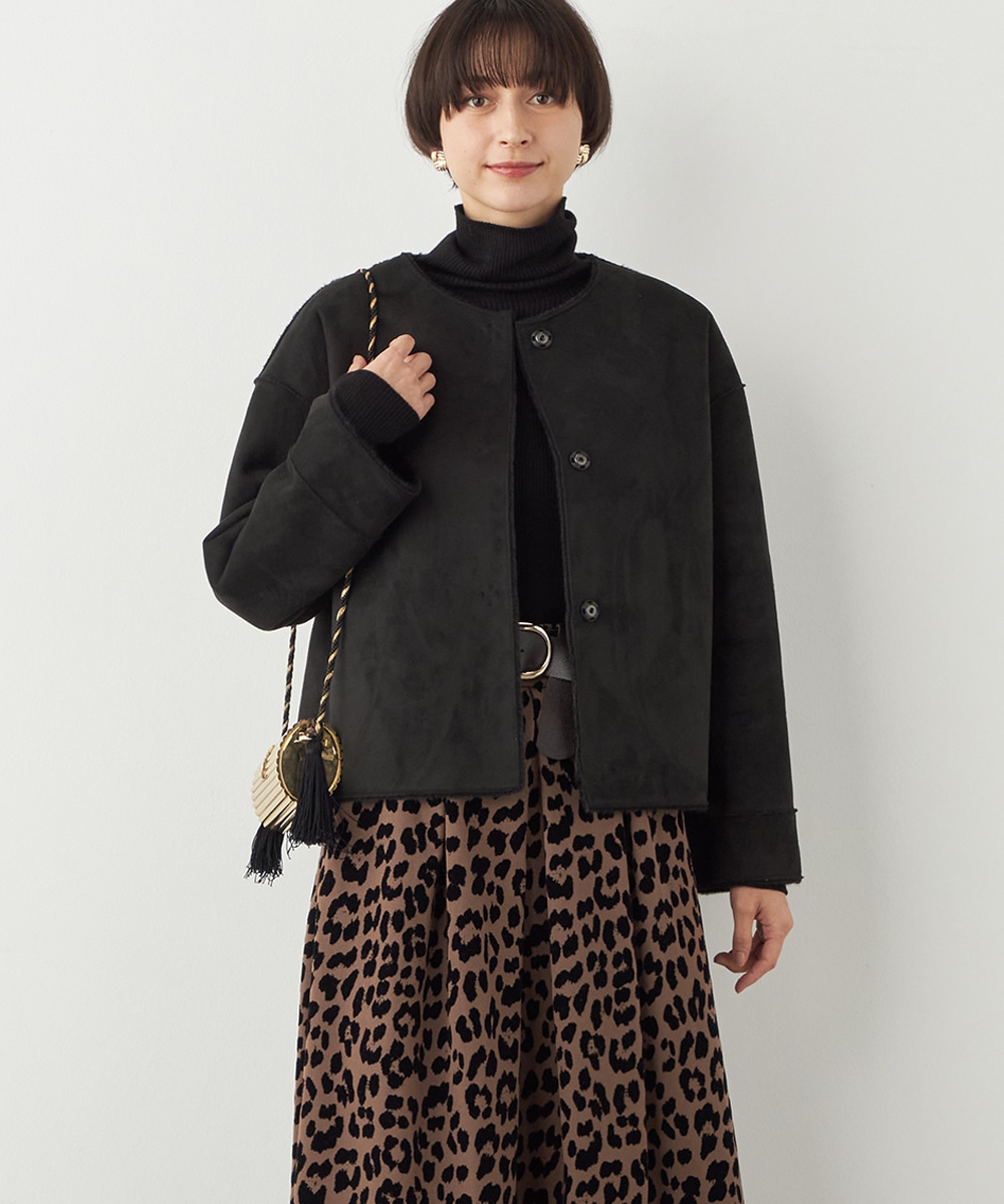 フェイクムートンショートブルゾン