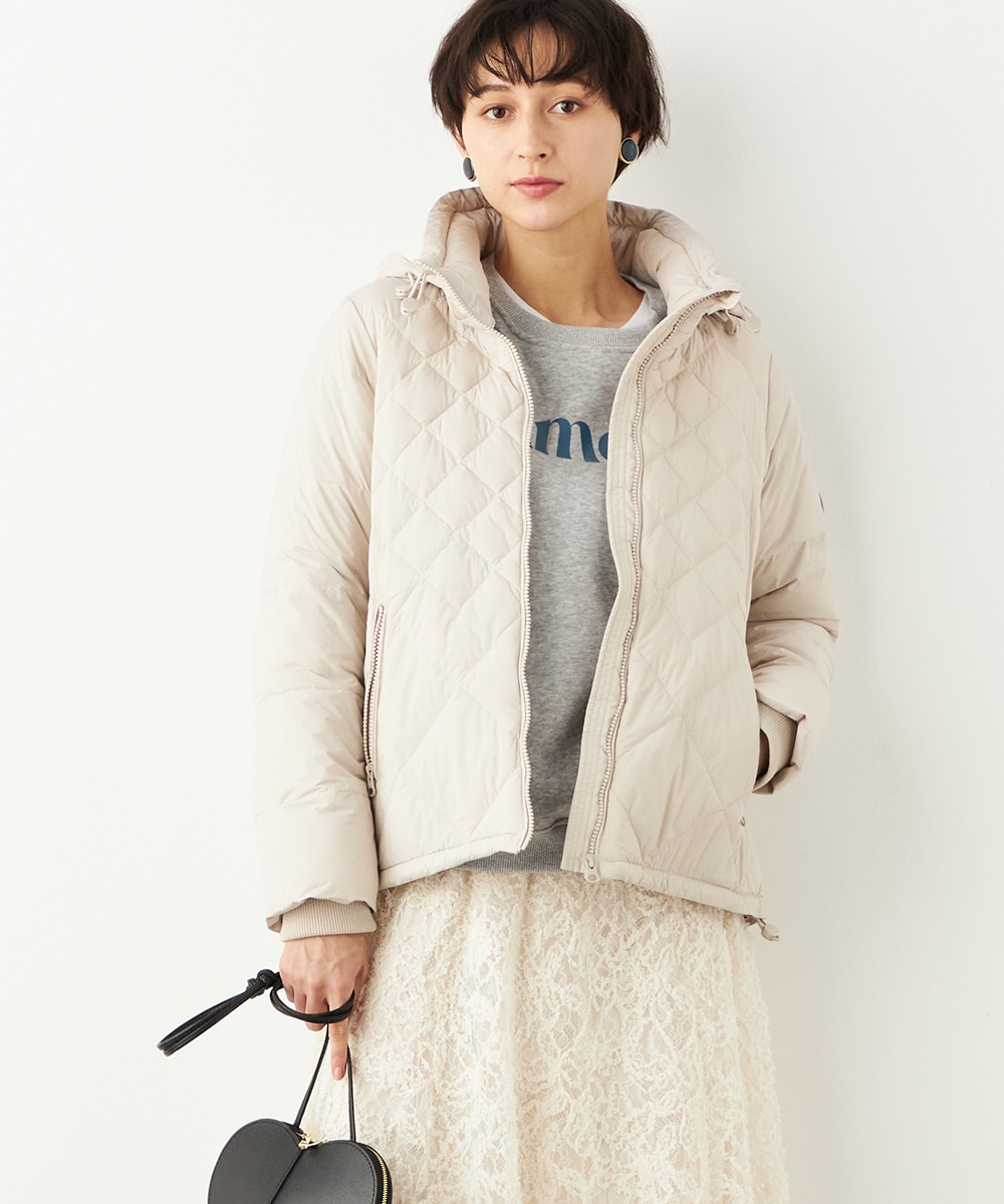 キルティングショートコート