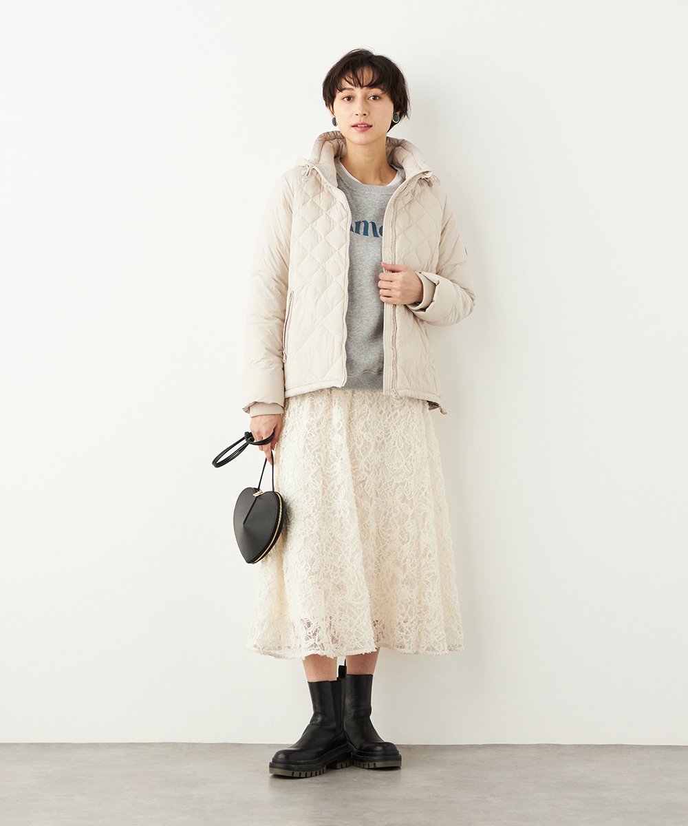 キルティングショートコート